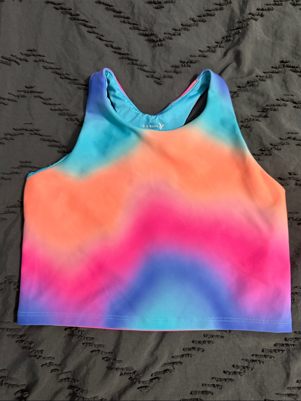 Old Navy Girls Theee-Piece Active Set in Blue, Pink, Orange - Picture 4 of 11